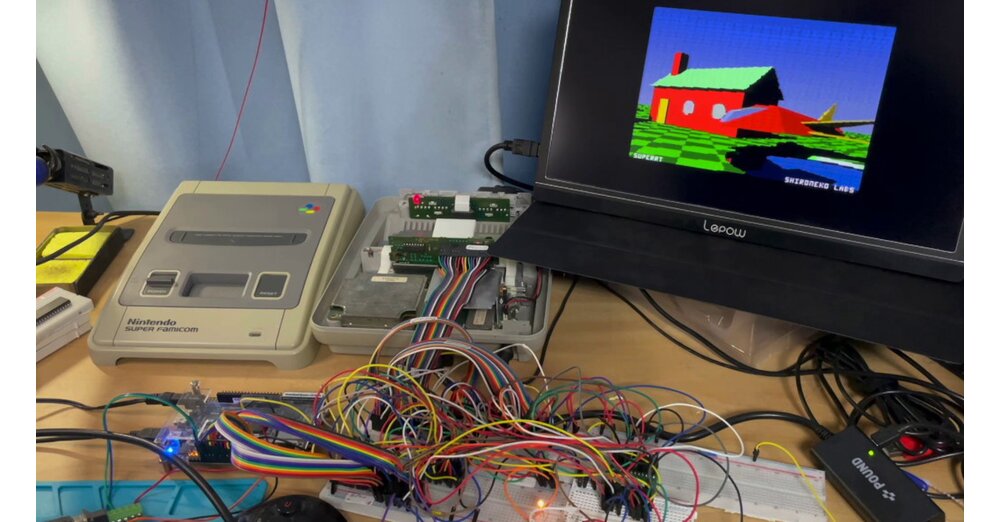 スーパー任天堂でのレイトレース：開発者は拡張機能を作成しています