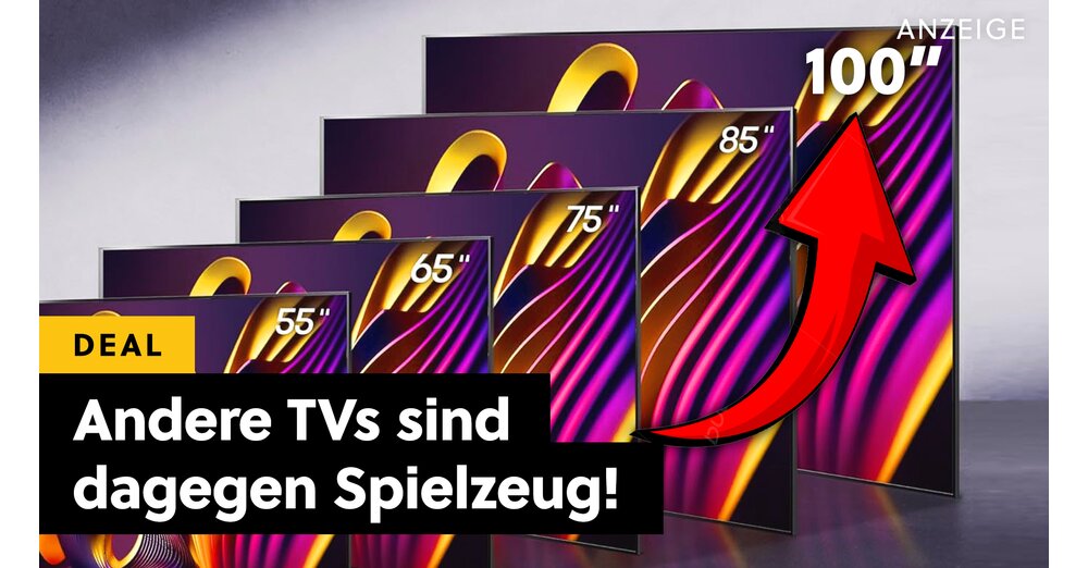 Revolutionärer 100-Zoll-4K-QLED-TV: Jetzt 500€ günstiger bei Amazon!