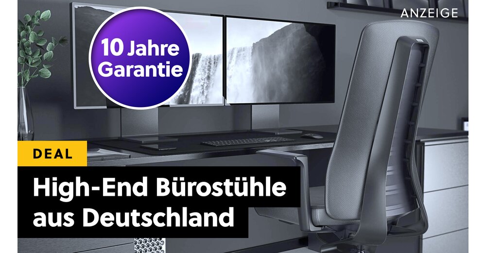 100 % Made in Germany : les meilleures chaises de bureau ergonomiques que je connaisse sont désormais pour la première fois 20 % moins chères !