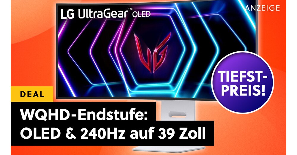 Traum-OLED-Monitor zum Bestpreis: Ultrawide WQHD-Gaming der Extraklasse