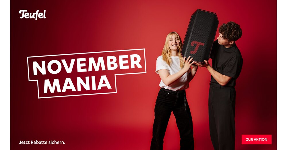 11月のTeufel-Soundの最も人気のあるオーディオ製品の強い割引