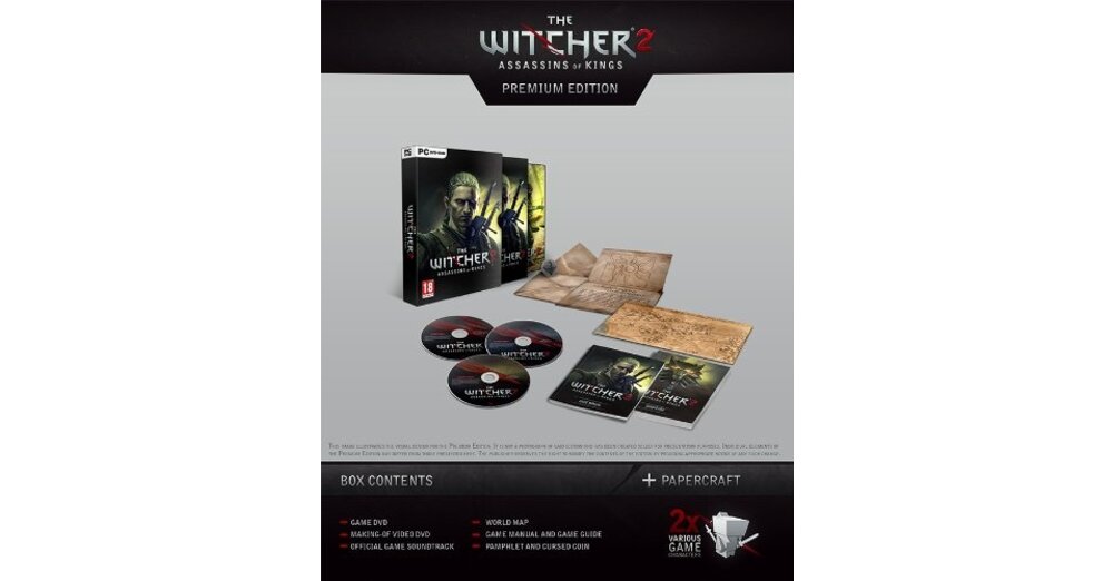 The Witcher 2: Assassins Of Kings Edition Collector 2.0 - PC (Bon état, Jaquette D'origine)