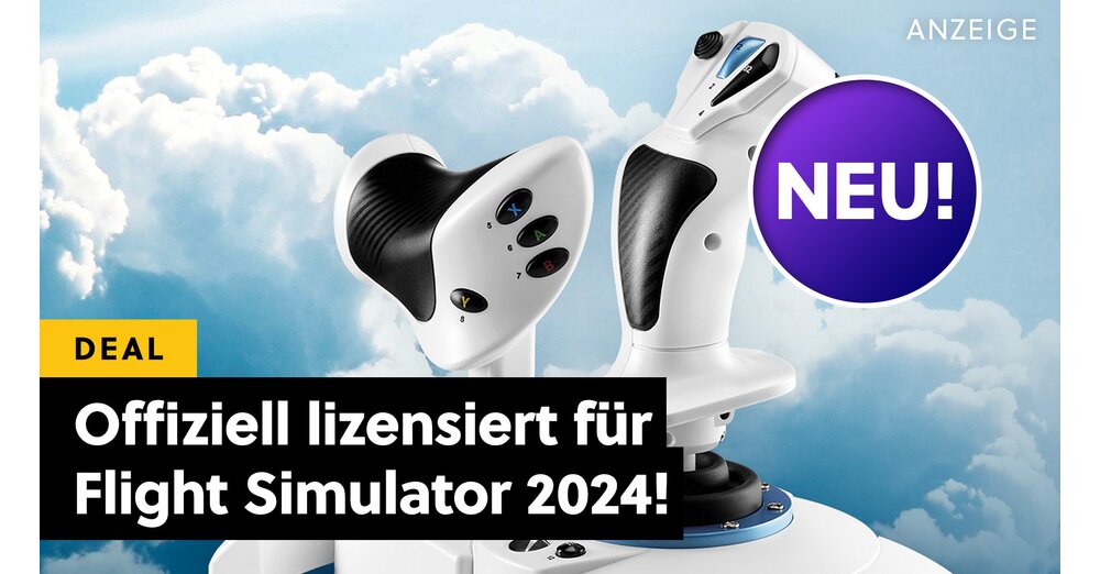 Voici comment jouer à Microsoft Flight Simulator 2024 : obtenez dès maintenant le stick de vol sous licence officielle sur MediaMarkt !