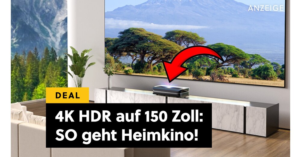 150-Zoll-Heimkino: Ich beschäftige mich täglich mit den besten Fernsehern, aber diesen 4K Laser-TV werd' ich nie mehr vergessen!