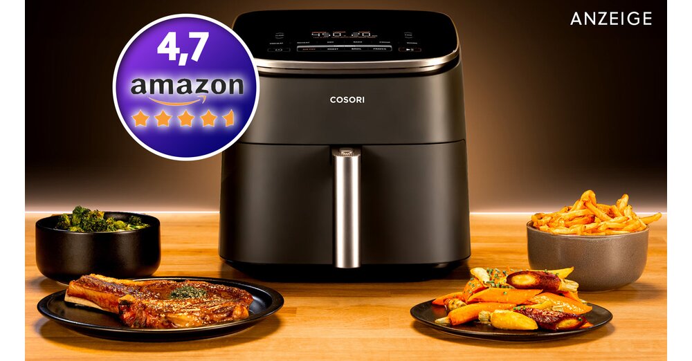 Heißluftfritteusen gibt's wie Sand am Meer – 2 Gründe heben diesen Airfryer von der Masse ab und ich bin froh, dass ich ihn habe!