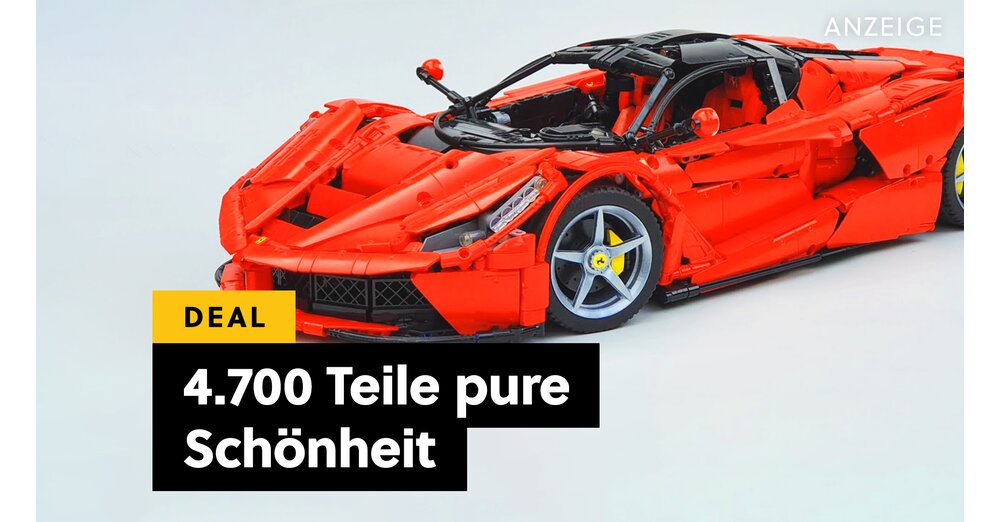12 Zylinder, 4.700 Teile und fast 1.000 PS: Ein Meisterwerk der Klemmbaustein-Kunst lässt LEGO Technic Staub schlucken