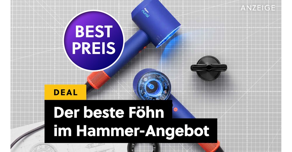 Vom Staubsauger zum besten Föhn & Lockenstab der Welt! Jetzt Dyson Airwrap & Supersonic föhntastisch günstig sichern