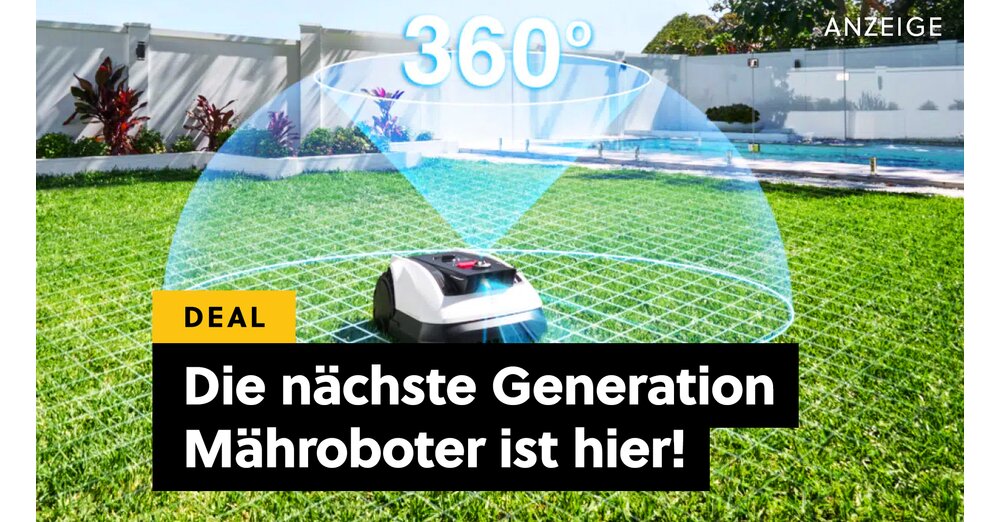 Ohne Draht war gestern: Ein brandneuer Mähroboter braucht gar keine Hilfsmittel mehr – und er ist jetzt schon günstiger!