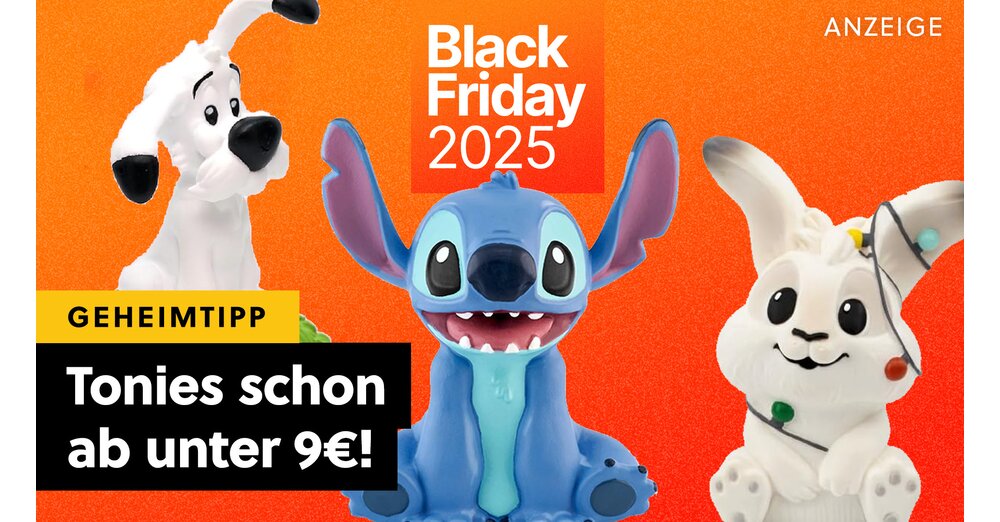 Tonies at rock-bottom prices on Black Friday: Hundreds of Tonie figures ...