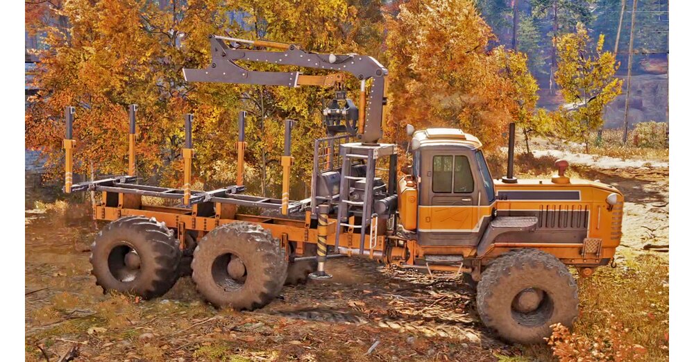 Roadcraft: Dans la simulation de reconstruction, nous avons vu un arbre avec un appareil lourd