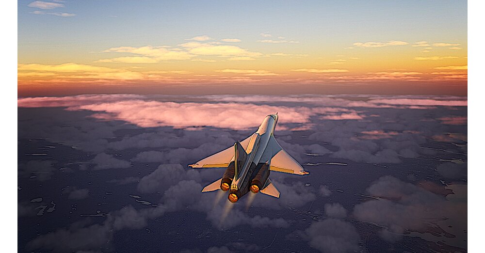 An experimental supersonic jet makes history in Microsoft Flight Simulator ...
