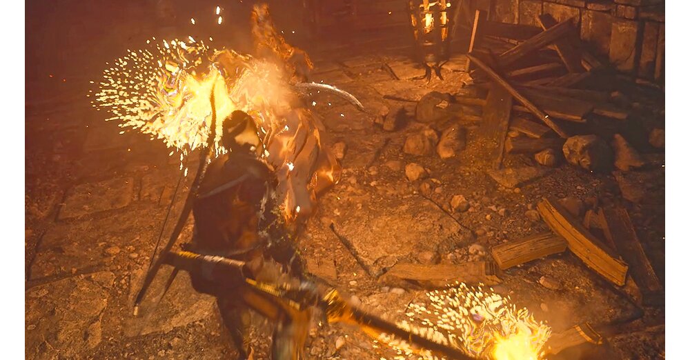 Sneaking with a bow, fighting with a fire sword: That's the fantasy ...