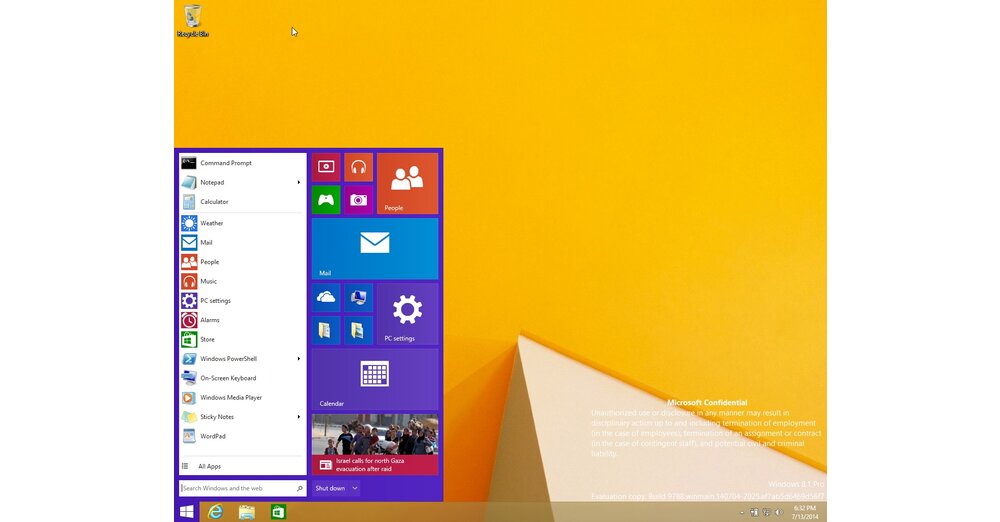 Windows9-新しいスタートメニューでバージョンを残します（更新：新しい写真）