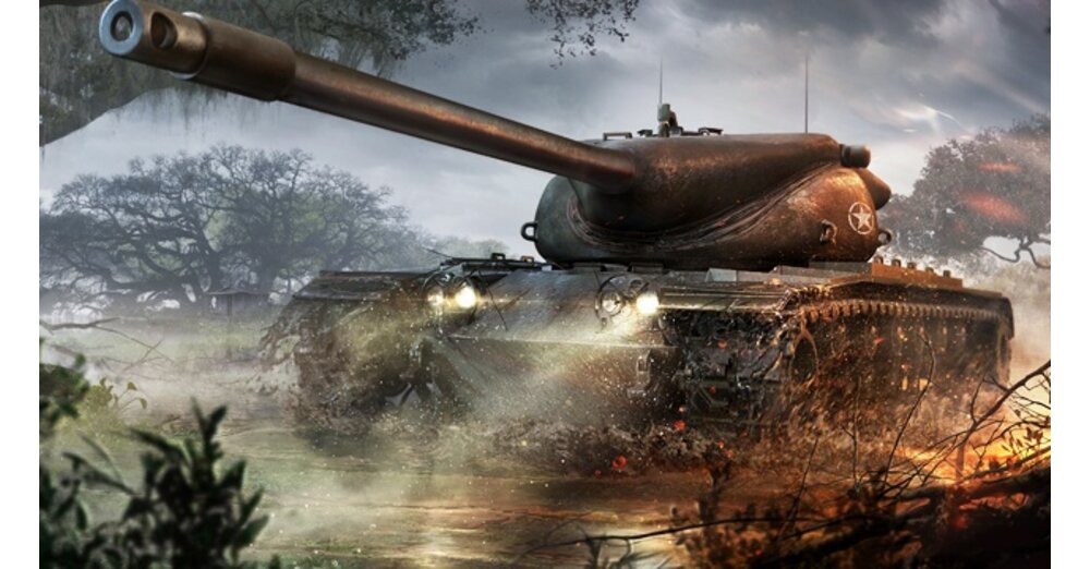 テスト中の World of Tanks 