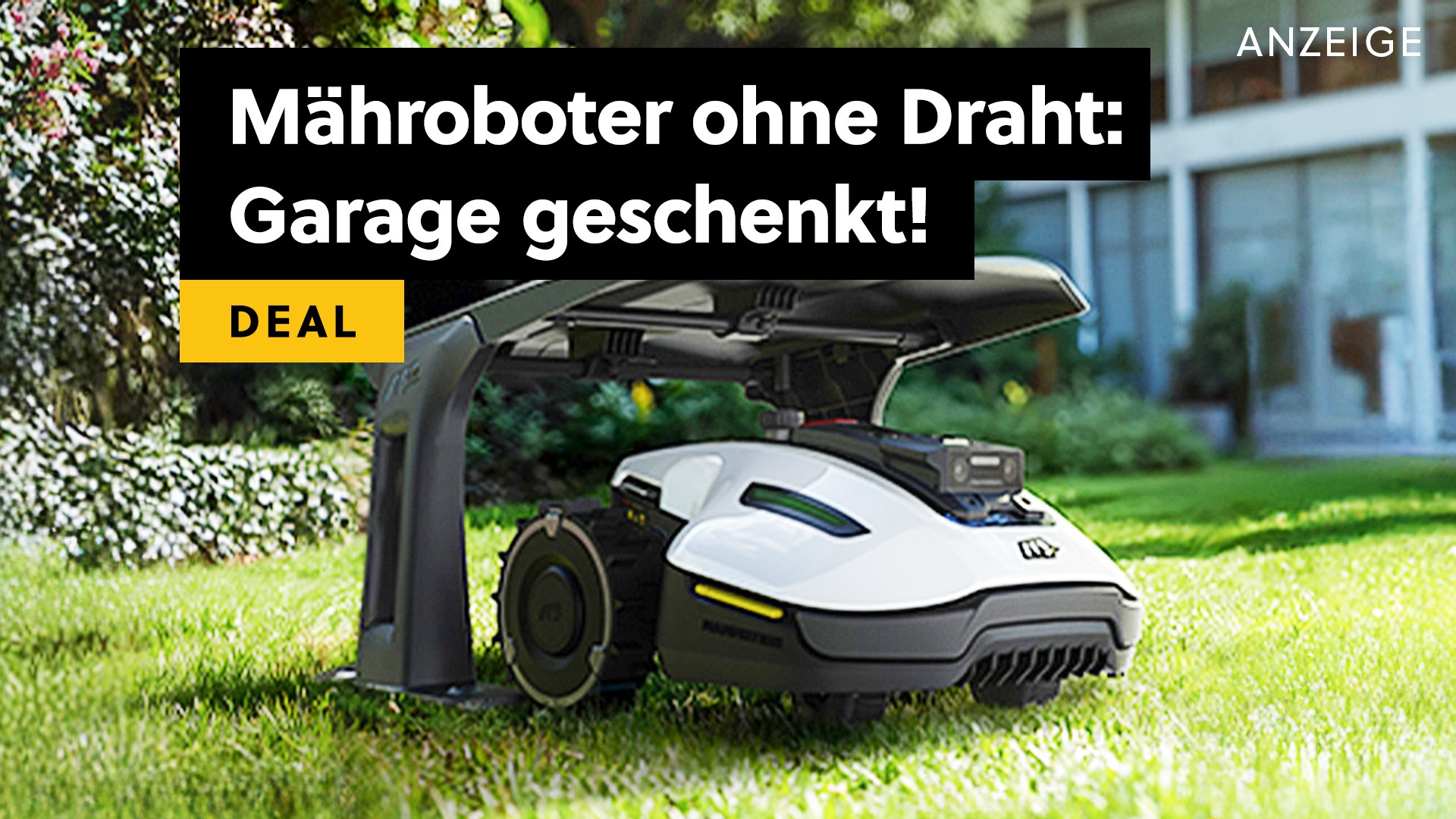Deals: Mähroboter-Geschenk - Bei einem der spannendsten Modelle 2025 gibt's die Garage gratis! [Anzeige]
