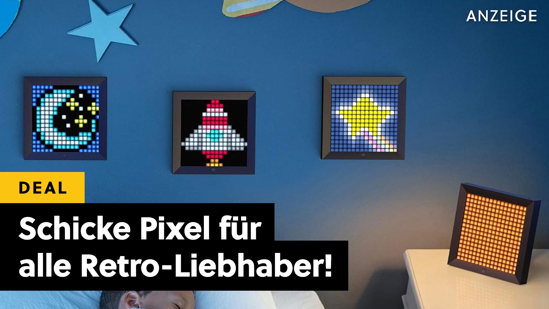 Deals: Pixel-Art - Stellt eigene Kunst mit diesem vielseitigen, digitalen Rahmen aus! [Anzeige]