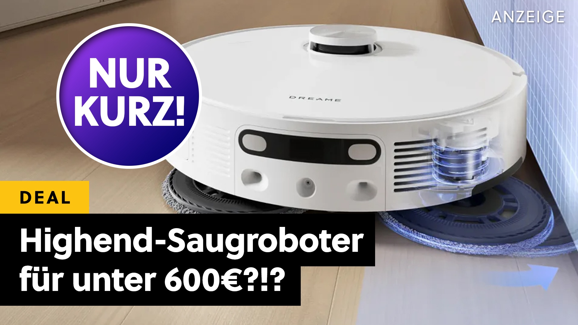 Eins der besten Saugroboter-Angebote, das ich je gesehen habe: Top-Modell von Dreame für deutlich unter 600€!