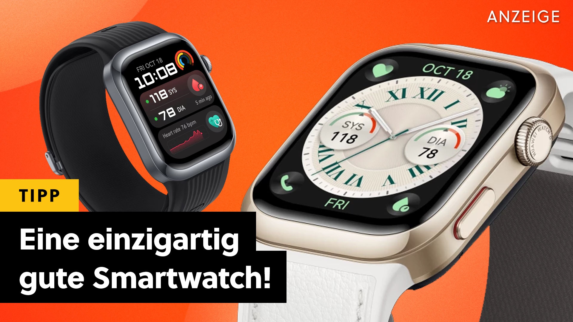 Deals: Einzigartige Smartwatch - Diese Uhr hat einen Sensor, den nicht mal die Apple Watch hat! [Anzeige]