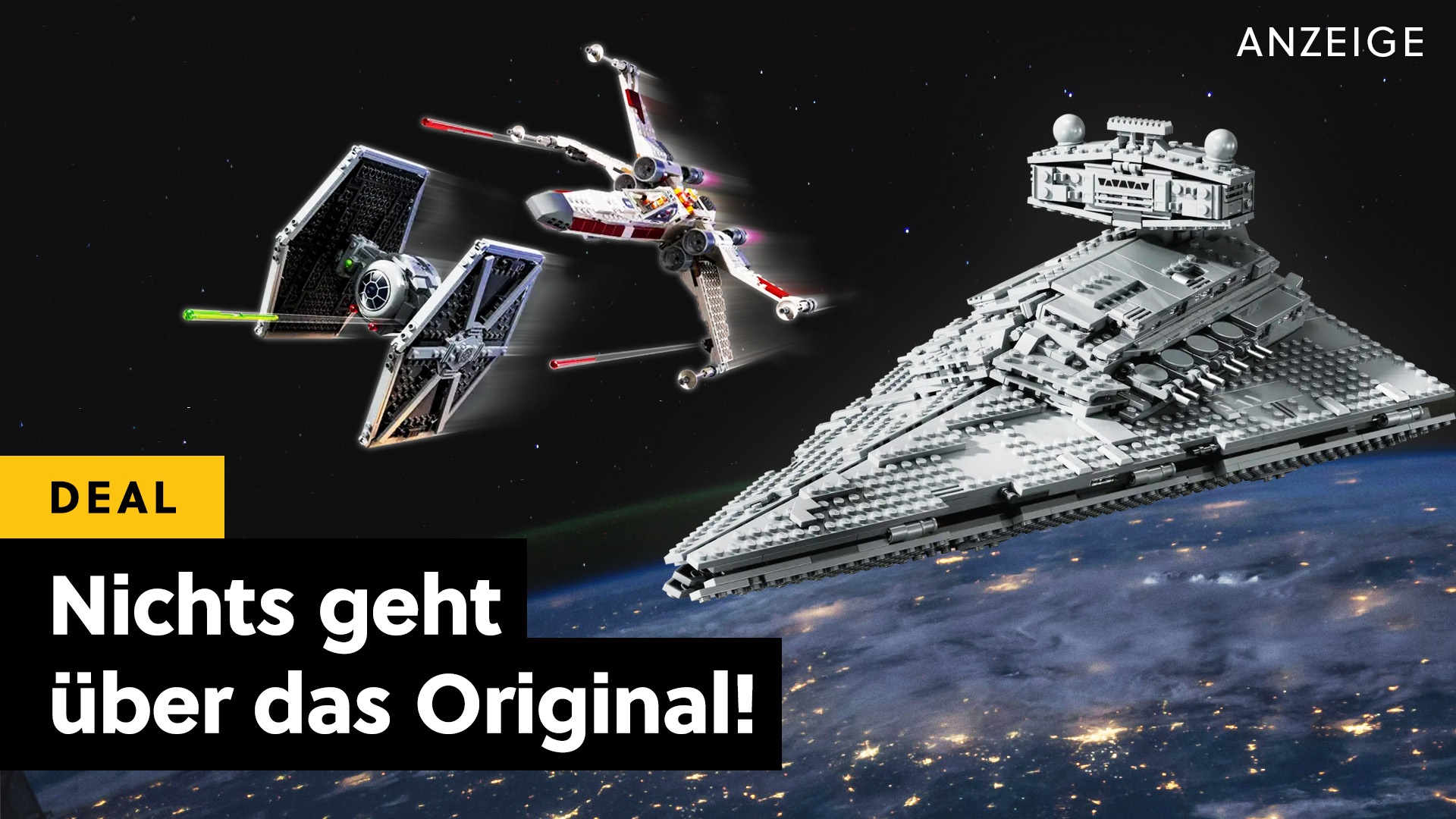 Kopieren können alle - DAS kann nur LEGO: Vom klassischen Sternenzerstörer bis zu seltenen Minifiguren gibt es fast alles von Star Wars günstig zu holen!