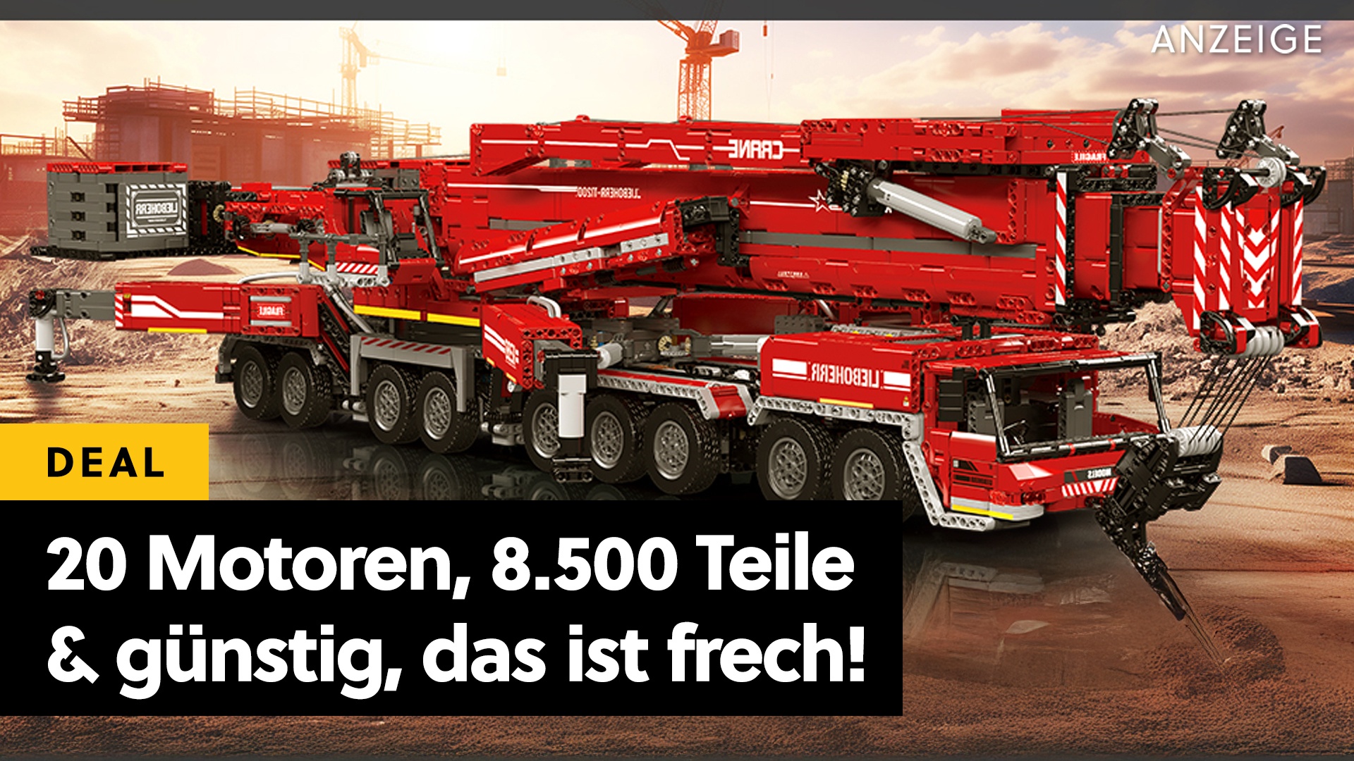 20 Motoren! - Dieses Klemmbaustein-Set ist der ultimative Endgegner für Technik-Fans! [Anzeige]
