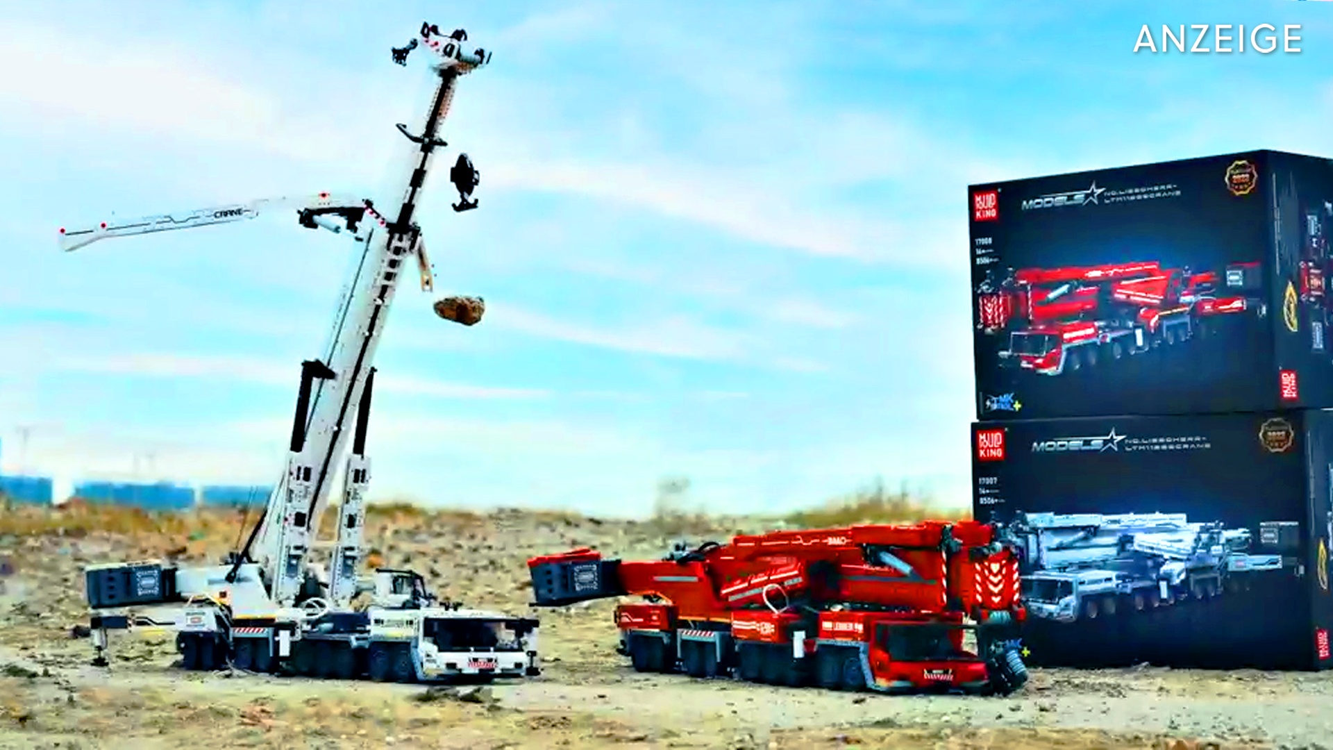 Deals: 20 Elektromotoren - Dieser Kran der Marke Eigenbau ist einfach absurd groß! [Anzeige]