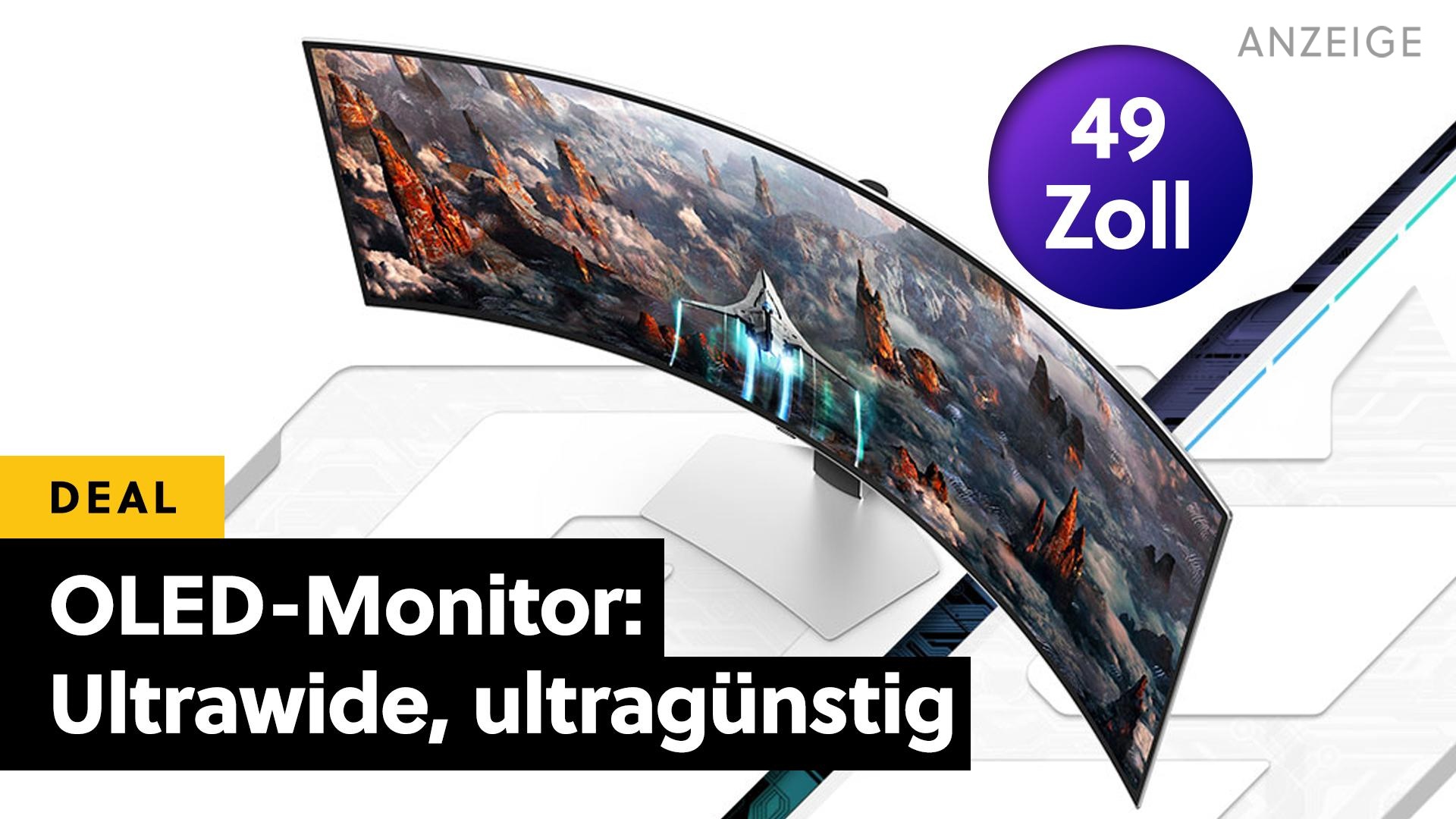 Der beste Ultrawide-OLED-Monitor von Samsung ist ein sagenhaftes Schnäppchen: Was ihr hier bekommt, findet ihr zu dem Preis nirgends!