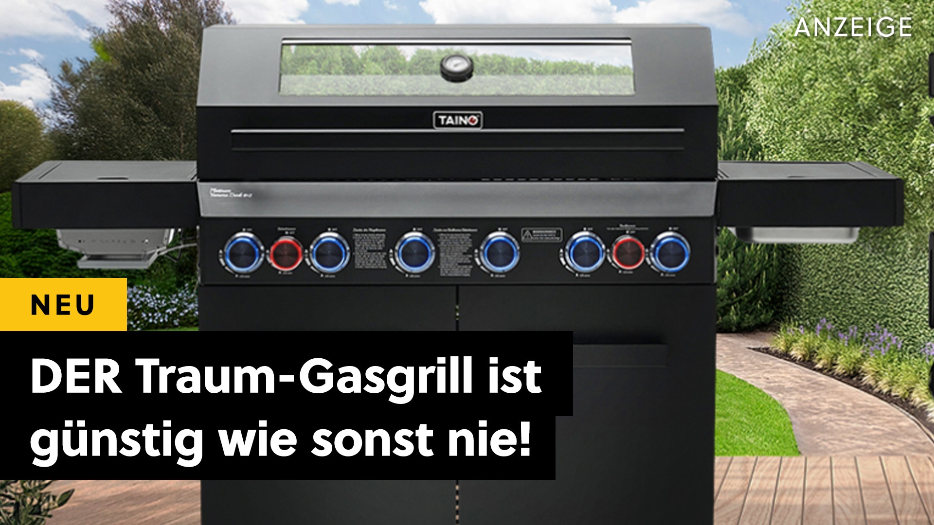 Deals: Halb sot teuer wie Weber - Dieser Gasgrill ist der heiße Traum im kalten Winter! [Anzeige]