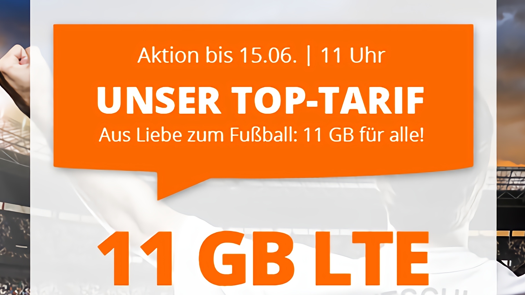 Mobiles mit 11GB LTE für 7,77 Euro im Monat [Anzeige]