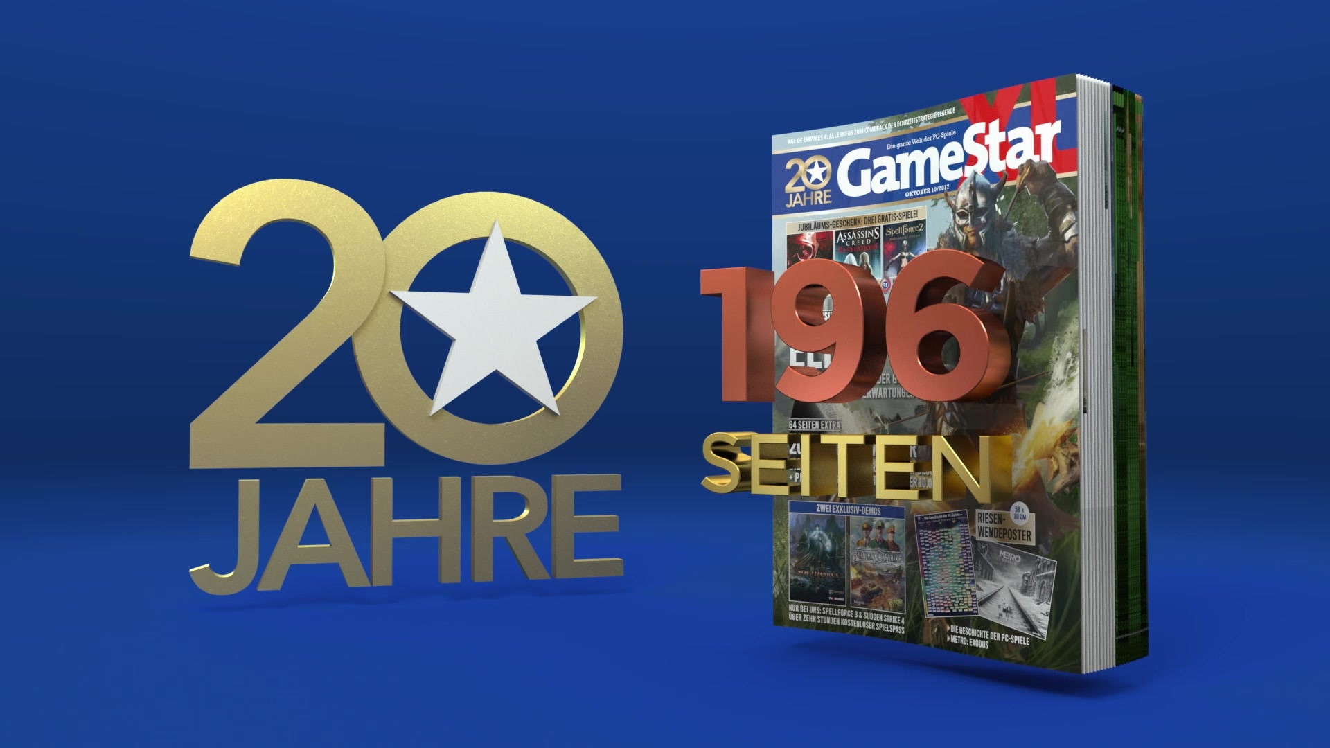 20 Jahre GameStar - die große Jubiläumsausgabe - TV-Spot zum ...