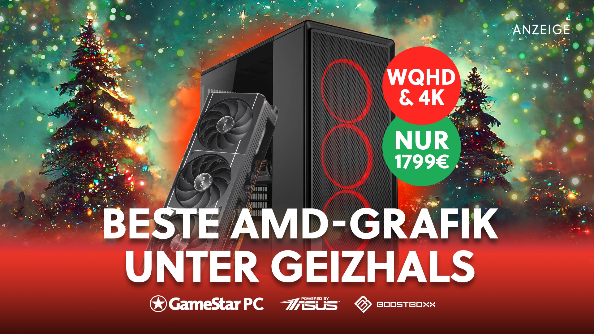 Deals: WQHD-XMAS-PC - Unser High-End-Gaming-PC zu Weihnachten – gerade günstiger als auf Geizhals [Anzeige]