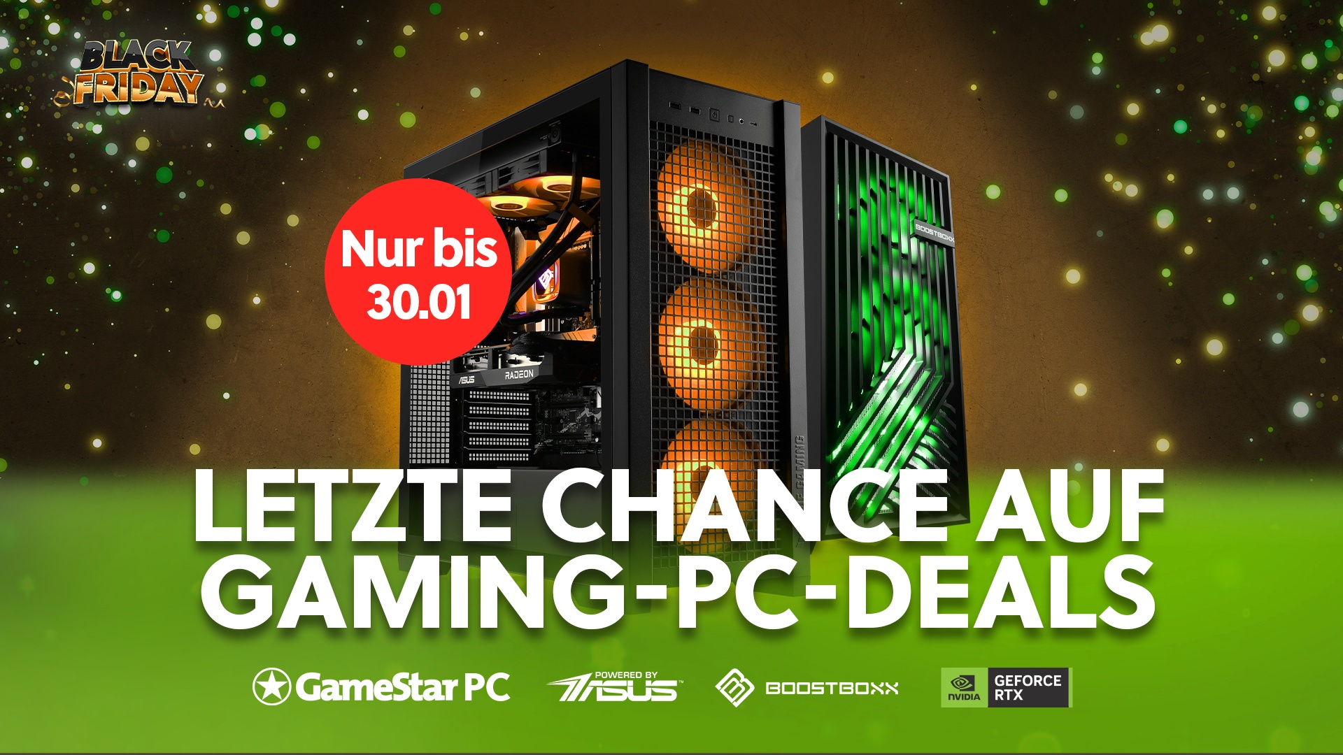 Deals: Letzte Chance - Jetzt noch günstige Gaming-PCs mit RTX-Grafikkarten und massig RAM sichern [Anzeige]