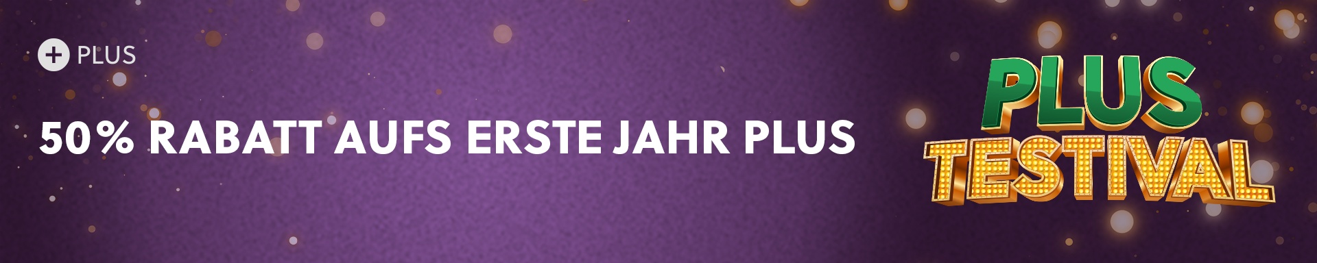 Plus Testival Sale - Banner
