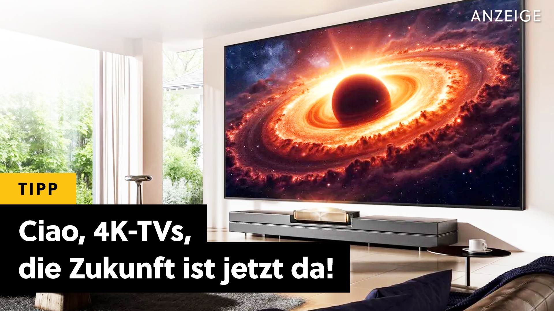 Deals: TVs sind langweilig - Eine neue Art von TV lässt 65-Zöller wie Kindergarten aussehen [Anzeige]
