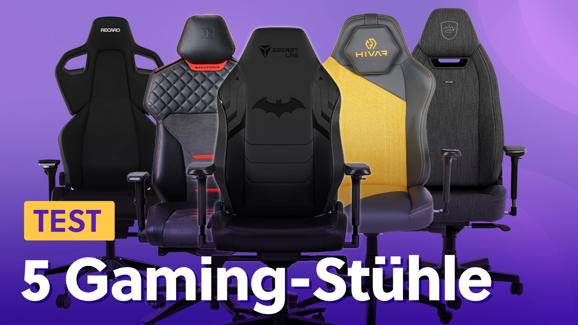 Test: Gaming-Stühle - 5 Gaming-Stühle im Langzeittest: Der Beste ist nicht der, auf dem ich jahrelang täglich gesessen habe