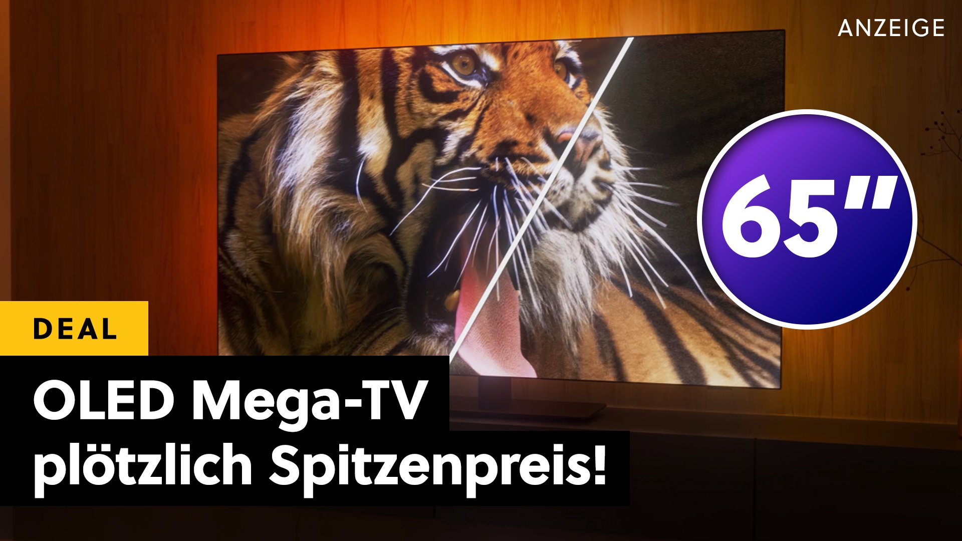 Ambilight OLED Und 65 Zoll Ein Echter Hammer TV Ist Bei Amazon Gerade