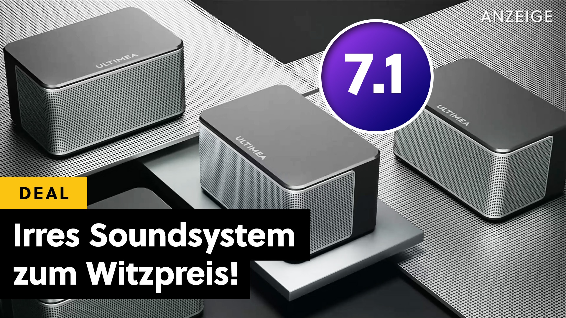 Kabelloses 7.1 Soundsystem zum echten Hammerpreis: So ein Sound am TV haut euch von der Couch!