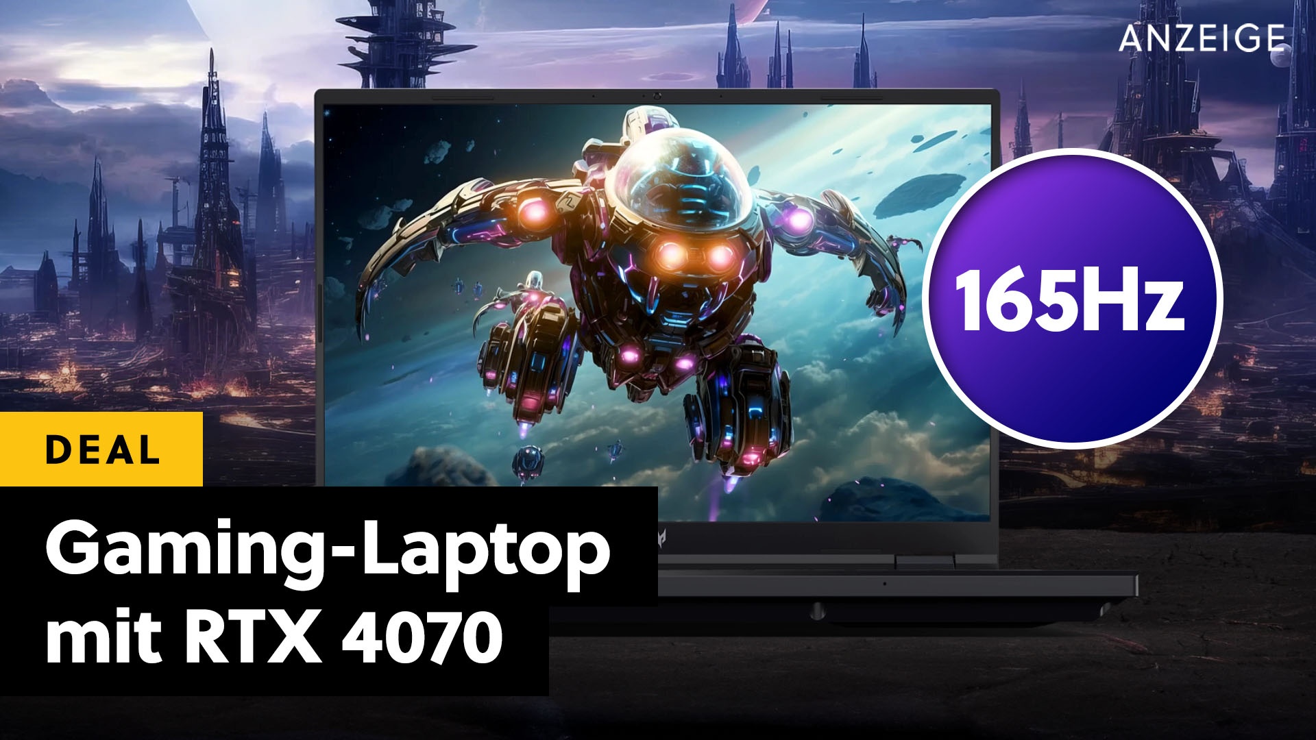 165Hz Gaming-Laptop mit neuster RTX-Grafik pünktlich zum CS2-Tunier in Katowice knallhart reduziert!