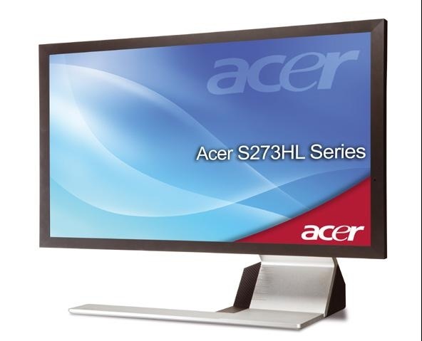Acer S273HL - Ultraflacher LED-Backlight-Monitor mit 27 Zoll