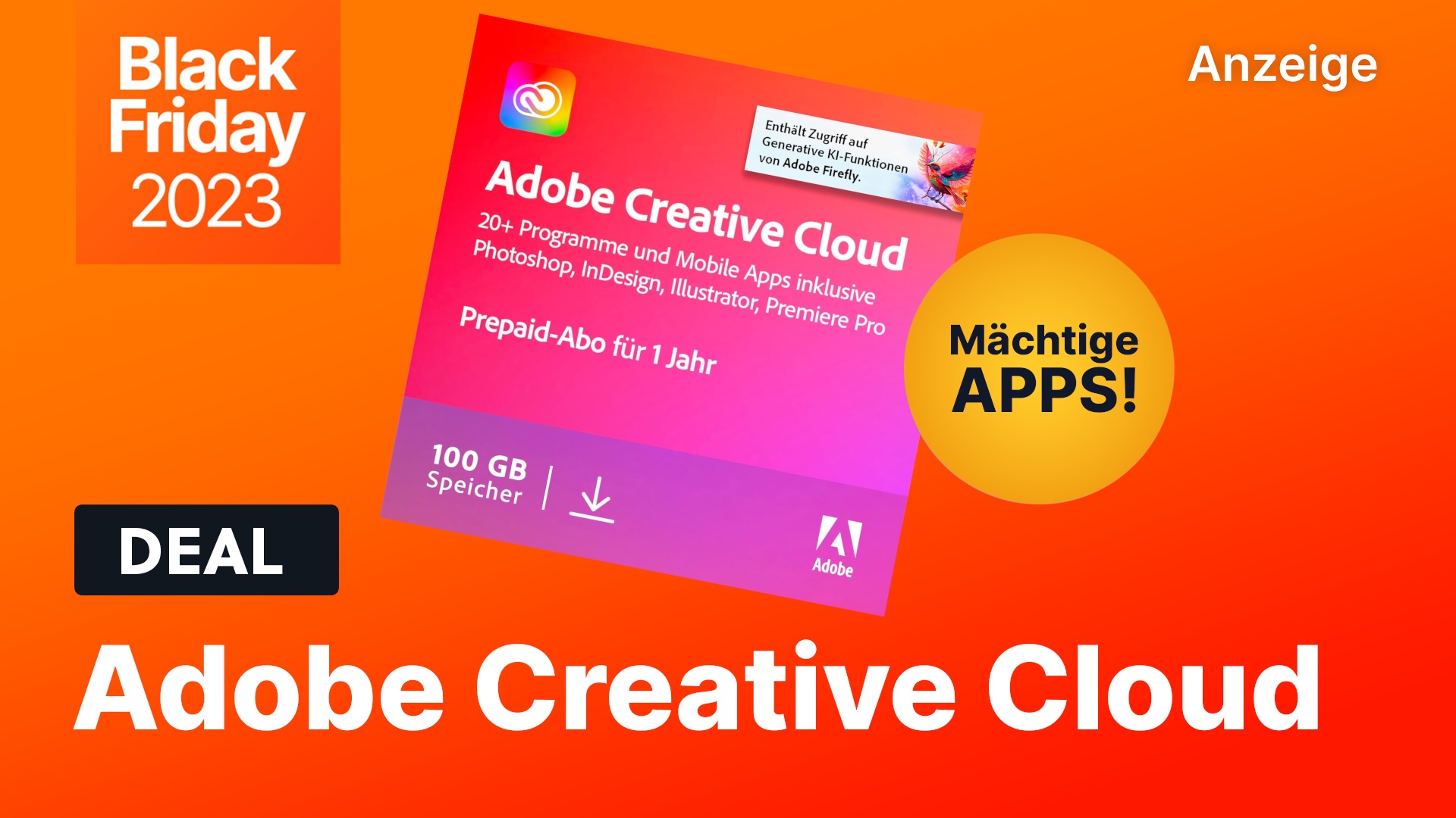 Adobe Creative Cloud Spart jetzt fast die Hälfte auf die wohl