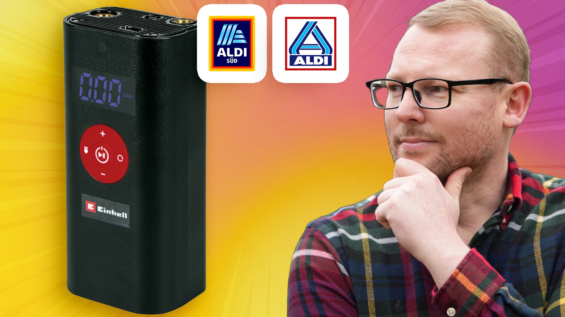 Aldi verkauft gerade eine kompakte Akku-Luftpumpe für E-Bike und Auto: So gut ist das Angebot