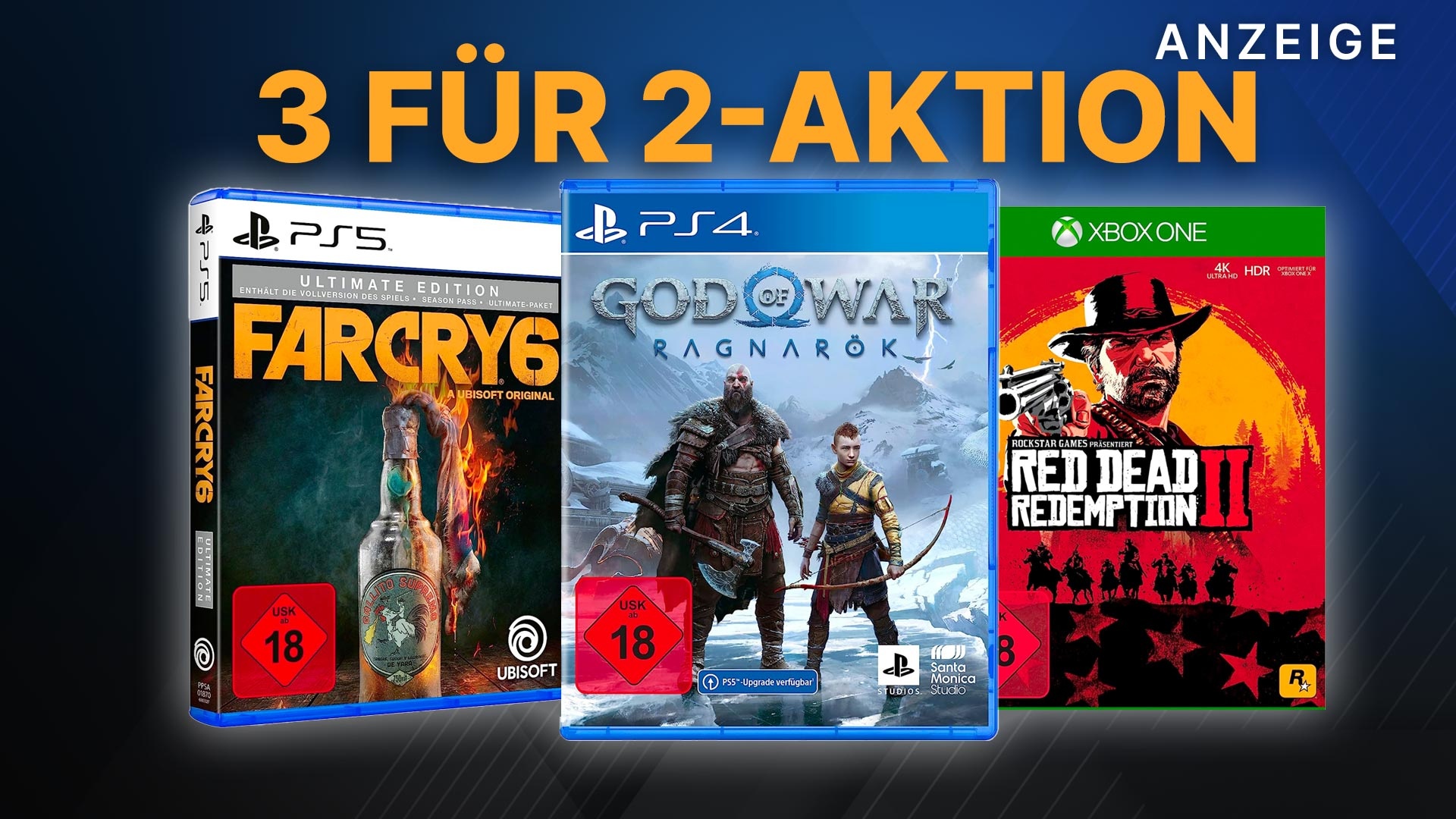 Amazon 3für2Aktion 8 Spiele für PC, PS5 & Xbox, die sich besonders lohnen