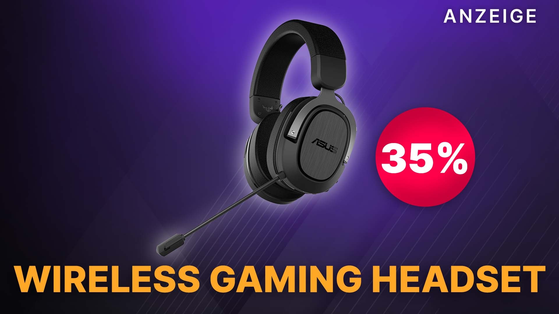 7.1 Surround Sound für PC & PS5: ASUS TUF Wireless Gaming Headset zum Tiefstpreis im Amazon Angebot