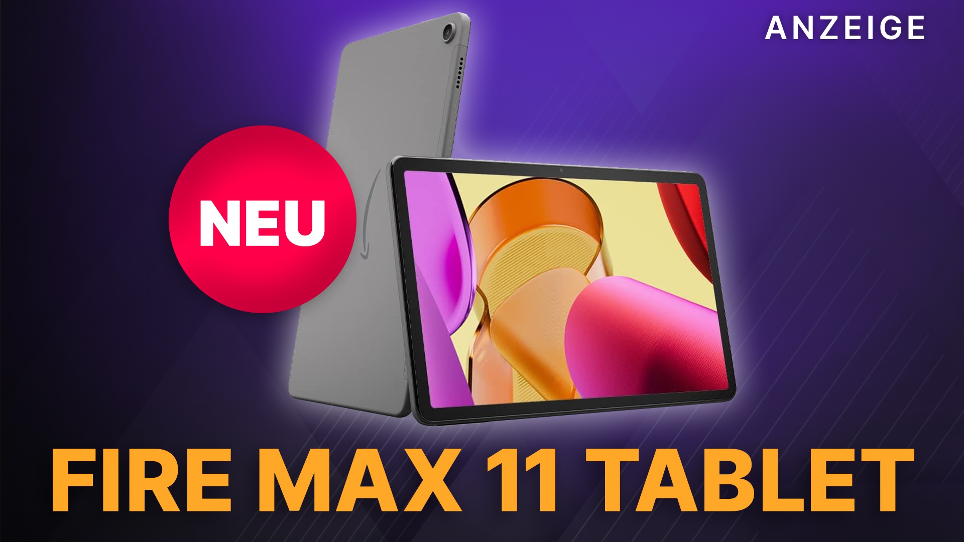 Neues  Tablet on Fire: Das Fire Max 11 hat das bisher größte Display  & die stärkste Akkulaufzeit