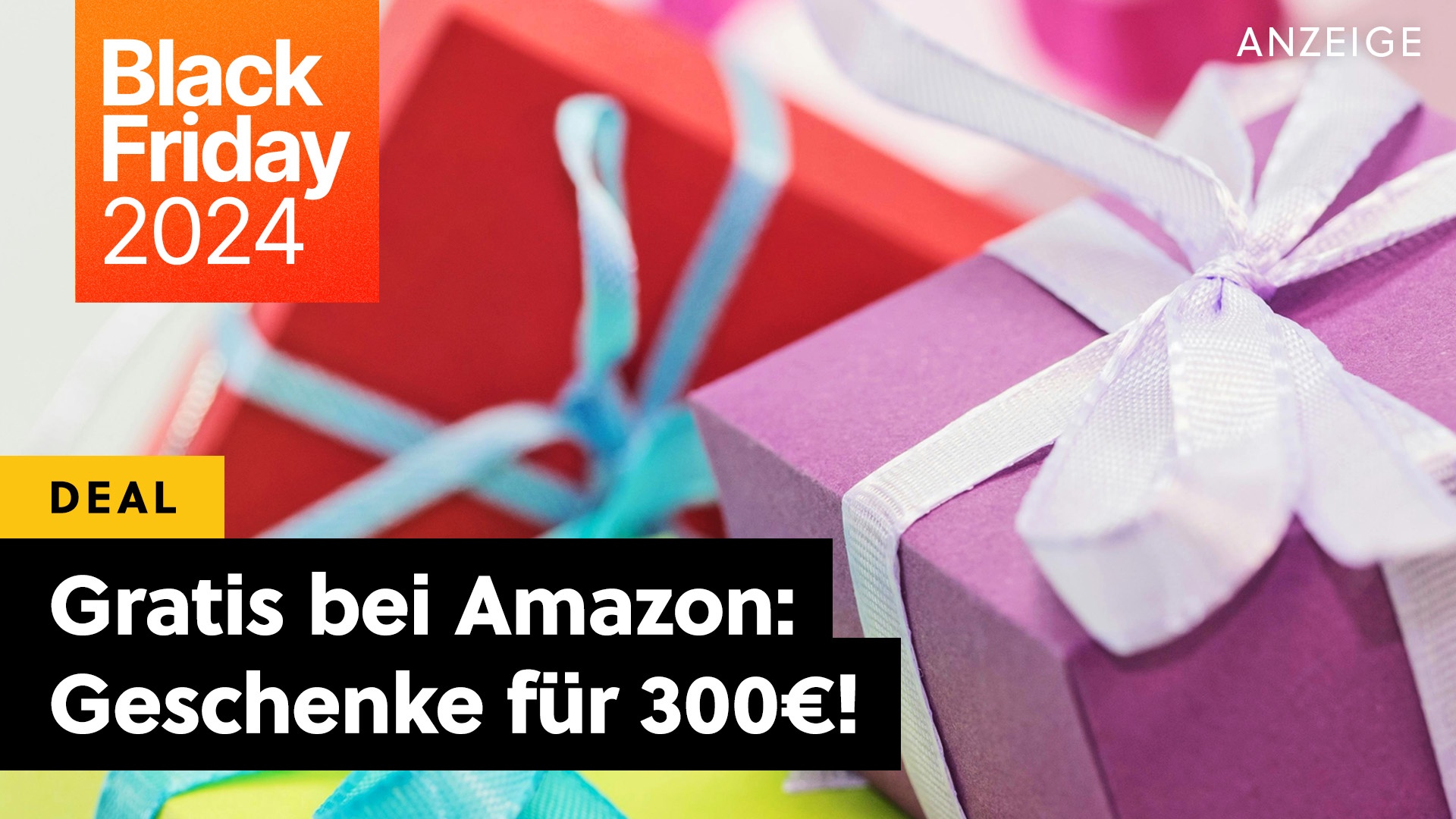 Cadeaux d'une valeur de 300 € : Amazon offre des cadeaux de Noël pour le Black Friday 