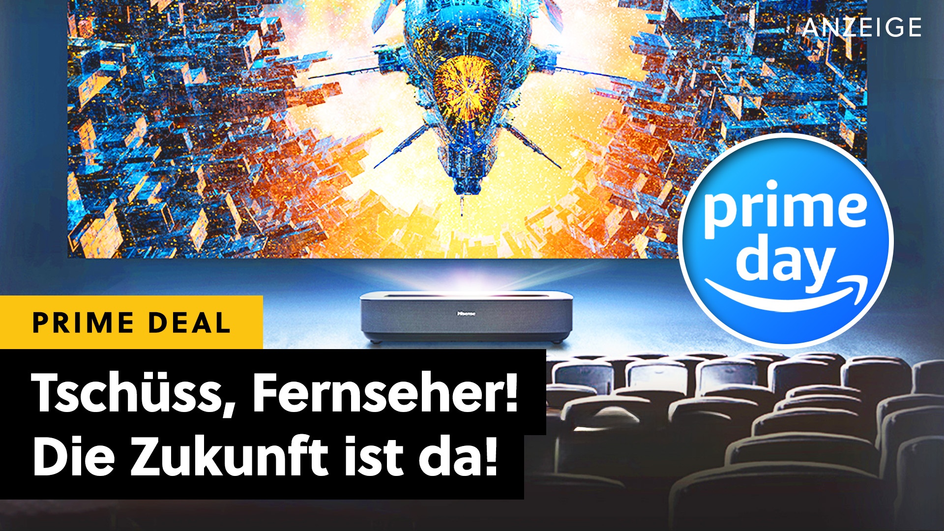 Es gibt eine neue Art von 4K-TV und sie könnte normale Fernseher ablösen - am Prime Day ist sie besonders günstig!