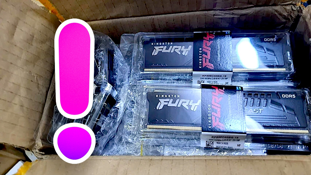 RAM - Glückspilz bezahlt für 25kg Amazon-Rückgaben 100 Dollar und kann sein Glück nicht fassen: Im Karton sind stolz 640 GByte Arbeitsspeicher