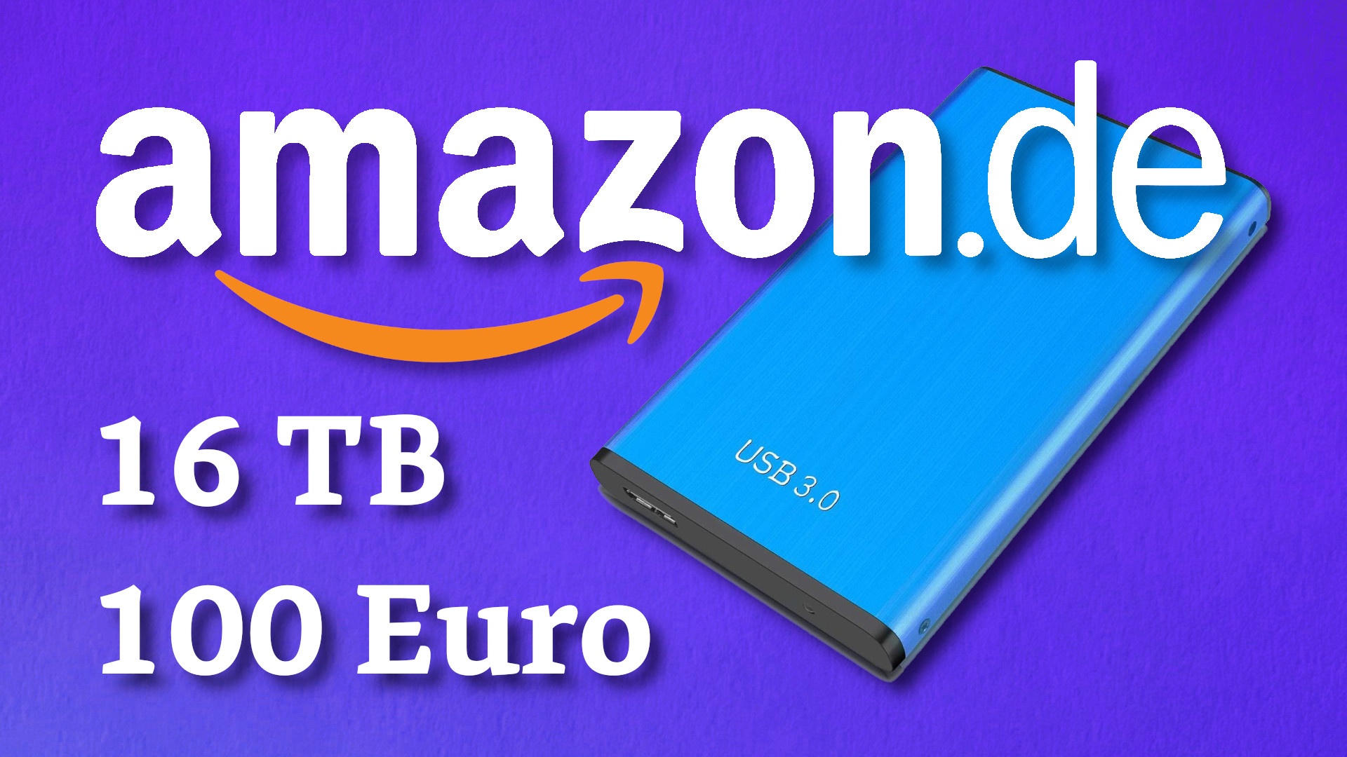 #Zu schön, um wahr zu sein: SSD mit 16 Terabyte für nur 100 Euro bei Amazon