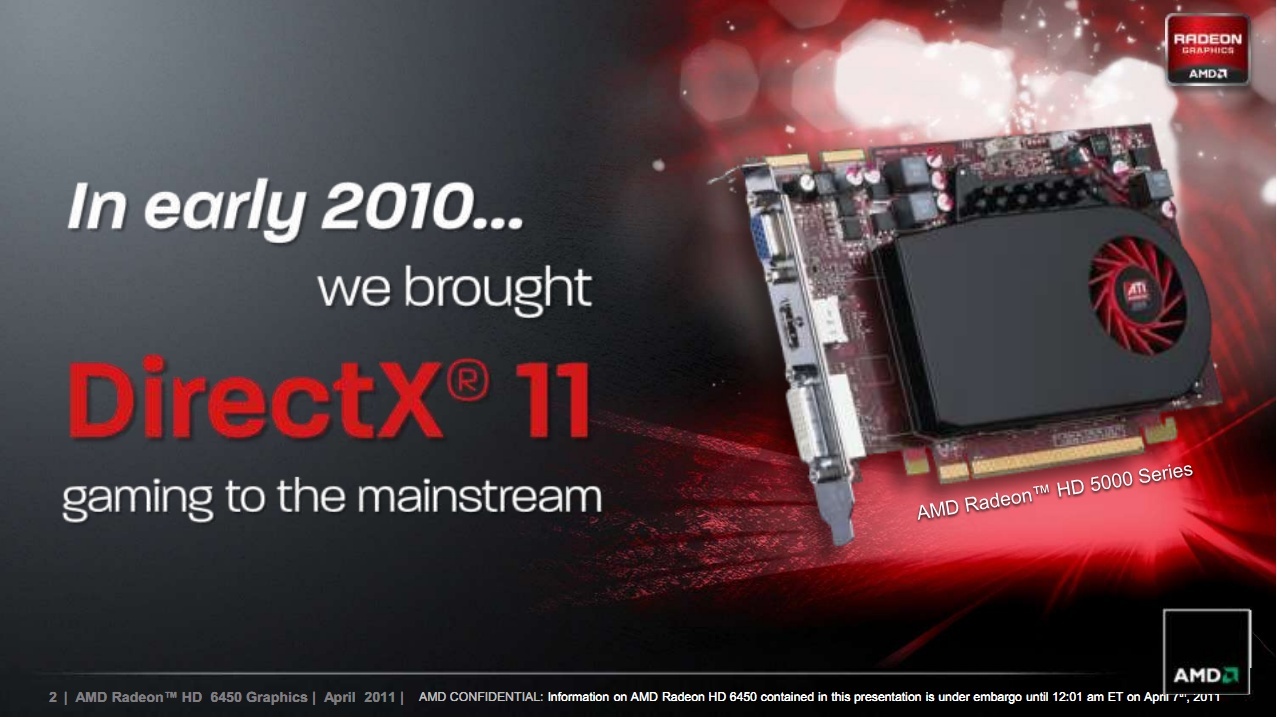 Ati Radeon Hd 6450 Driver Windows 10 AMD Radeon HD 6450 - Vorstellung der Einsteigerkarte