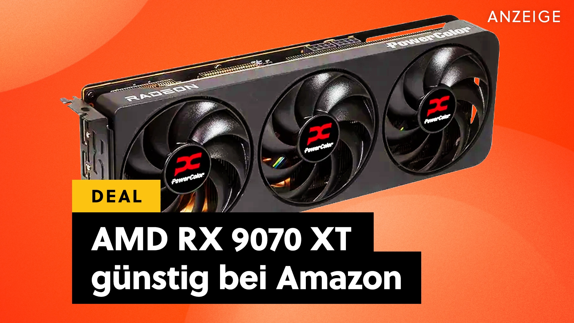 Deals: 4K-Grafikkarte - Die neue 9070 XT von AMD liefert Top-Performance zum kleinen Preis [Anzeige]