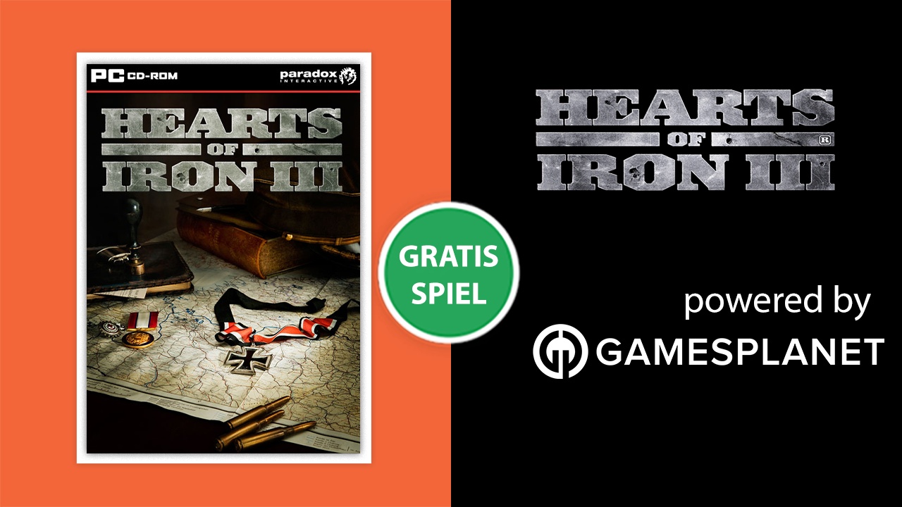 Plus - Hearts of Iron 3 gratis bei GameStar Plus - Einmal Weltmacht bitte